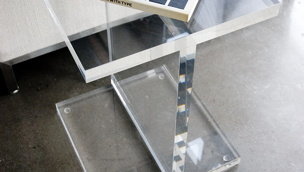 Acrylic I-Beam Table - Image 4