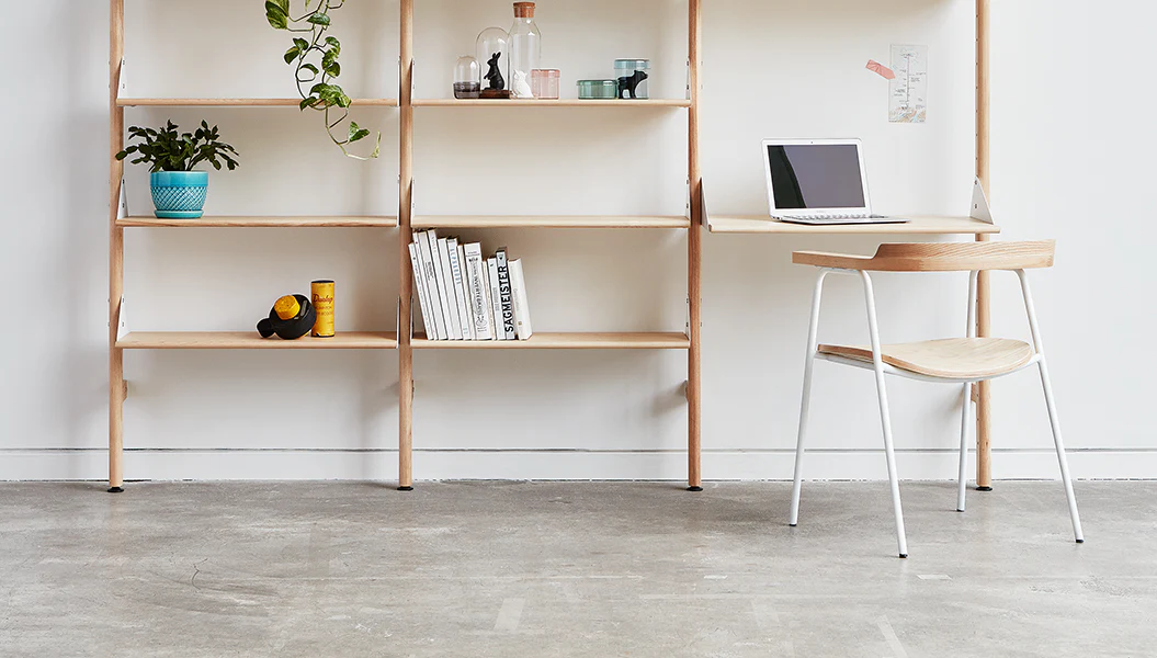 Branch-3 Shelving Unit with Desk - Image 3