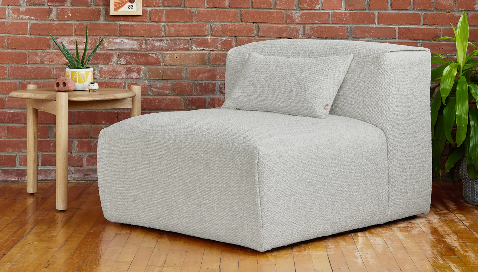 Nest Modular Armless Chair - Image 17