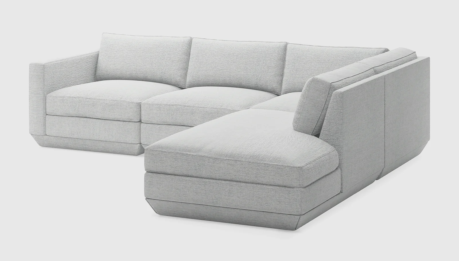 Podium Modular 4PC Lounge Sectional A - Image 28
