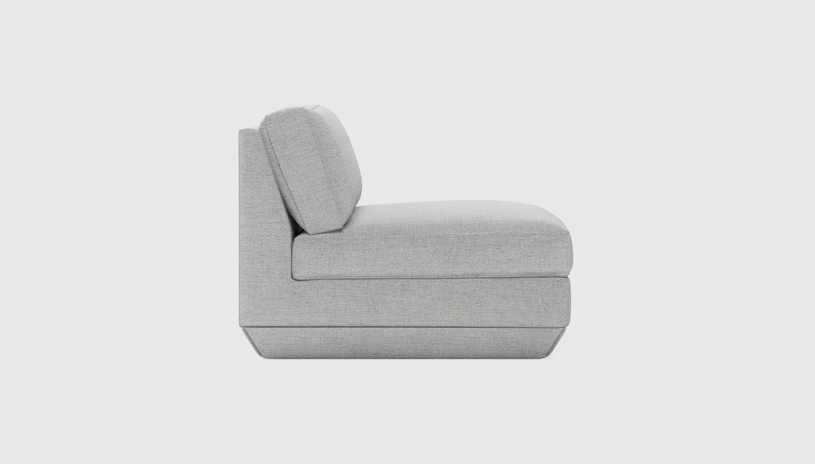 Podium Modular Armless Chair - Image 4